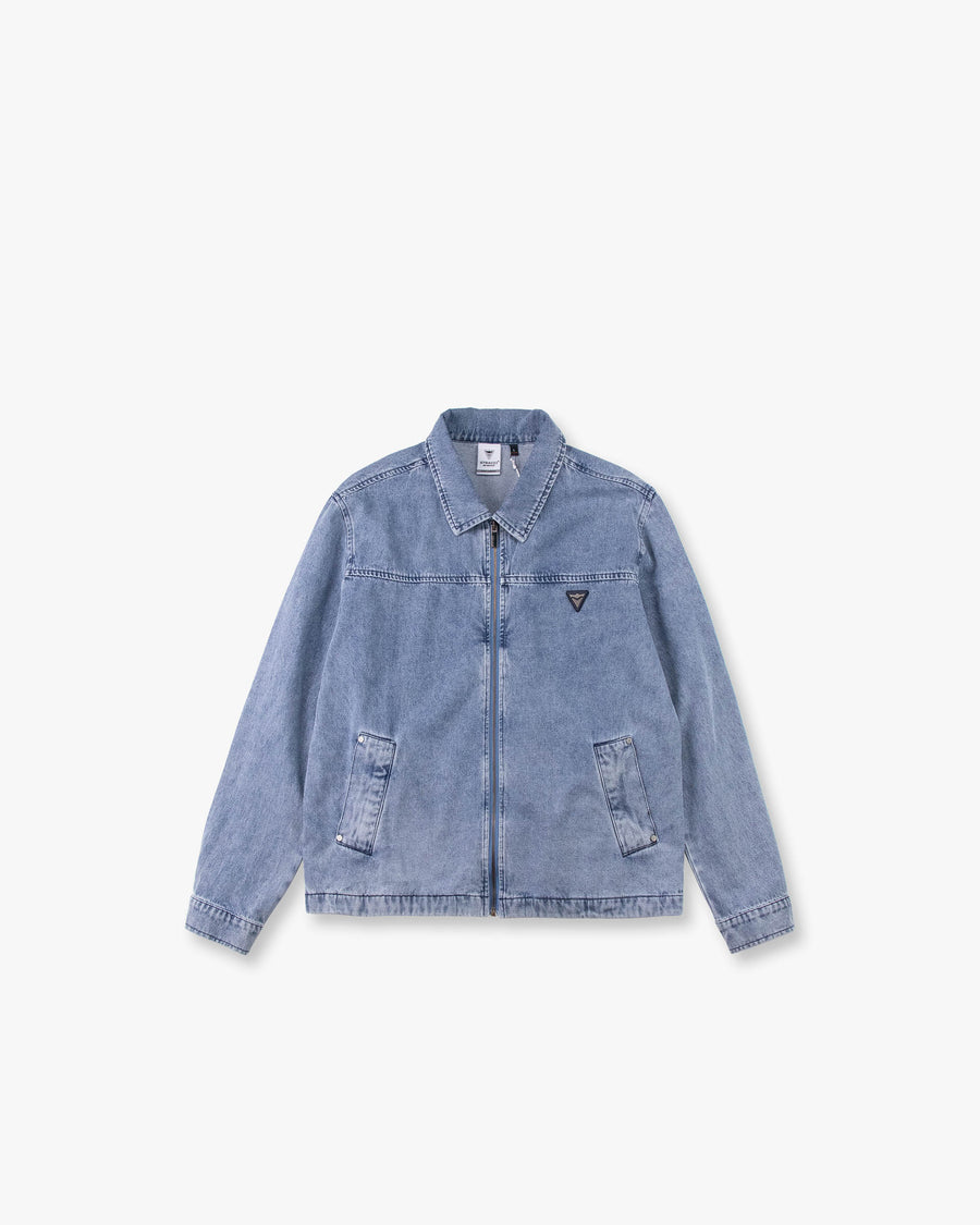 Denim Zip Overshirt