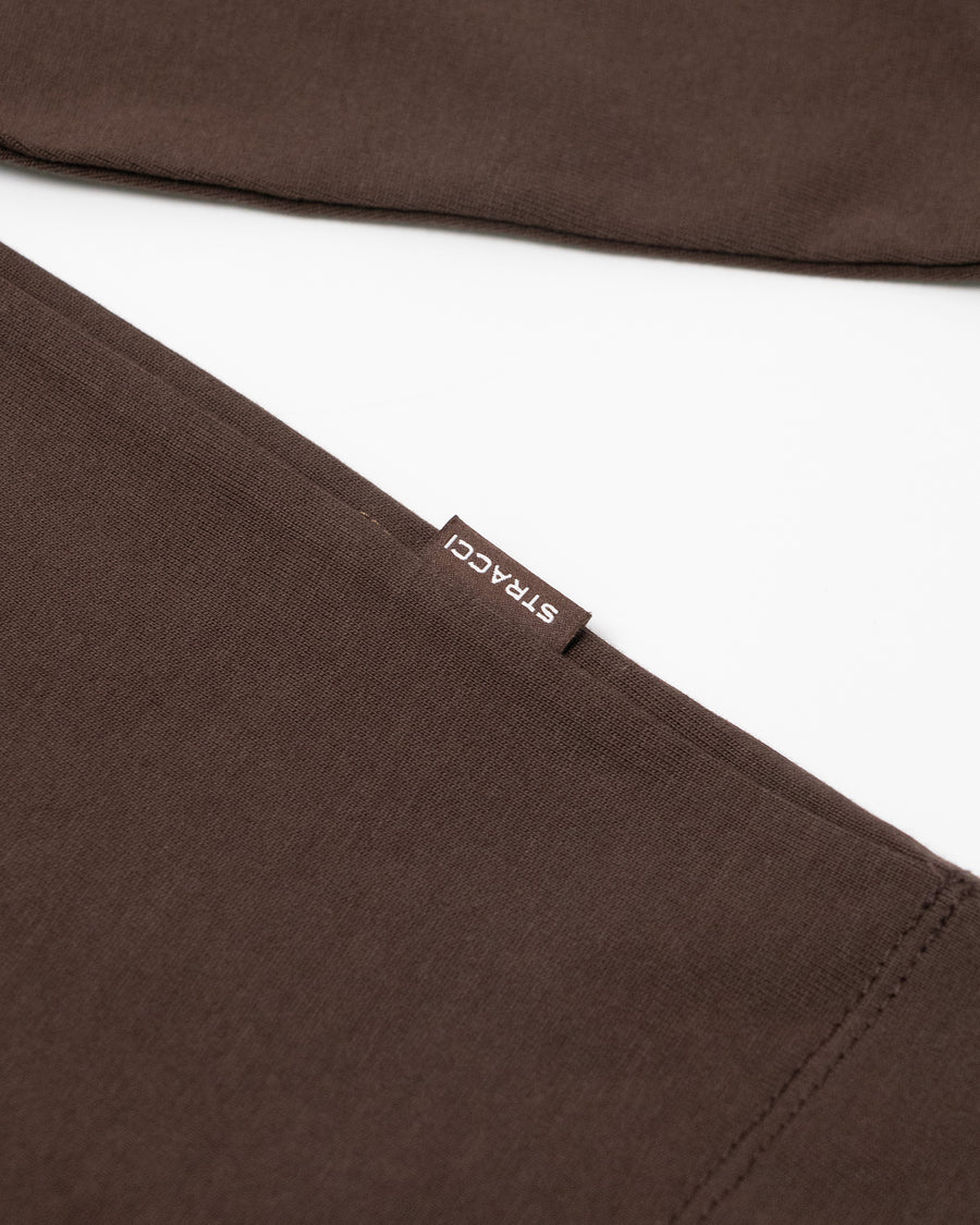 Crew-Neck Long-Sleeved Top