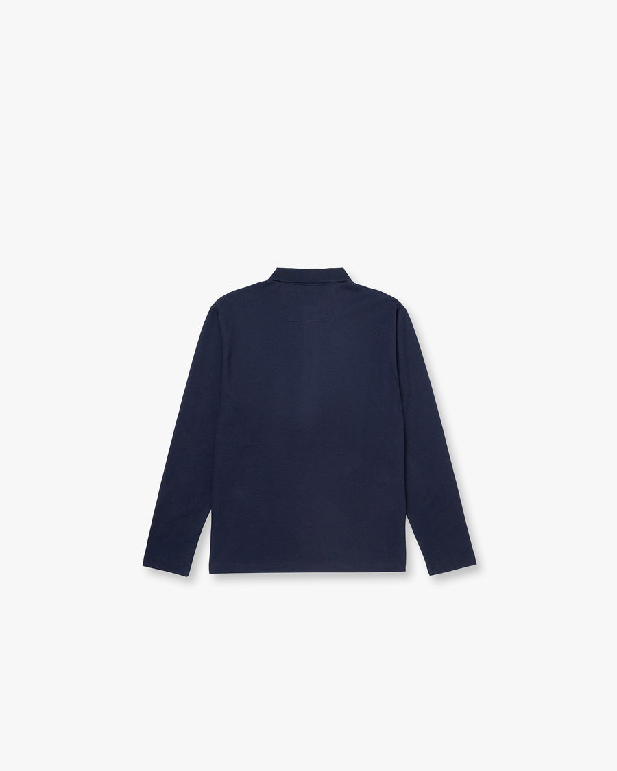 Long-Sleeved Polo Shirt