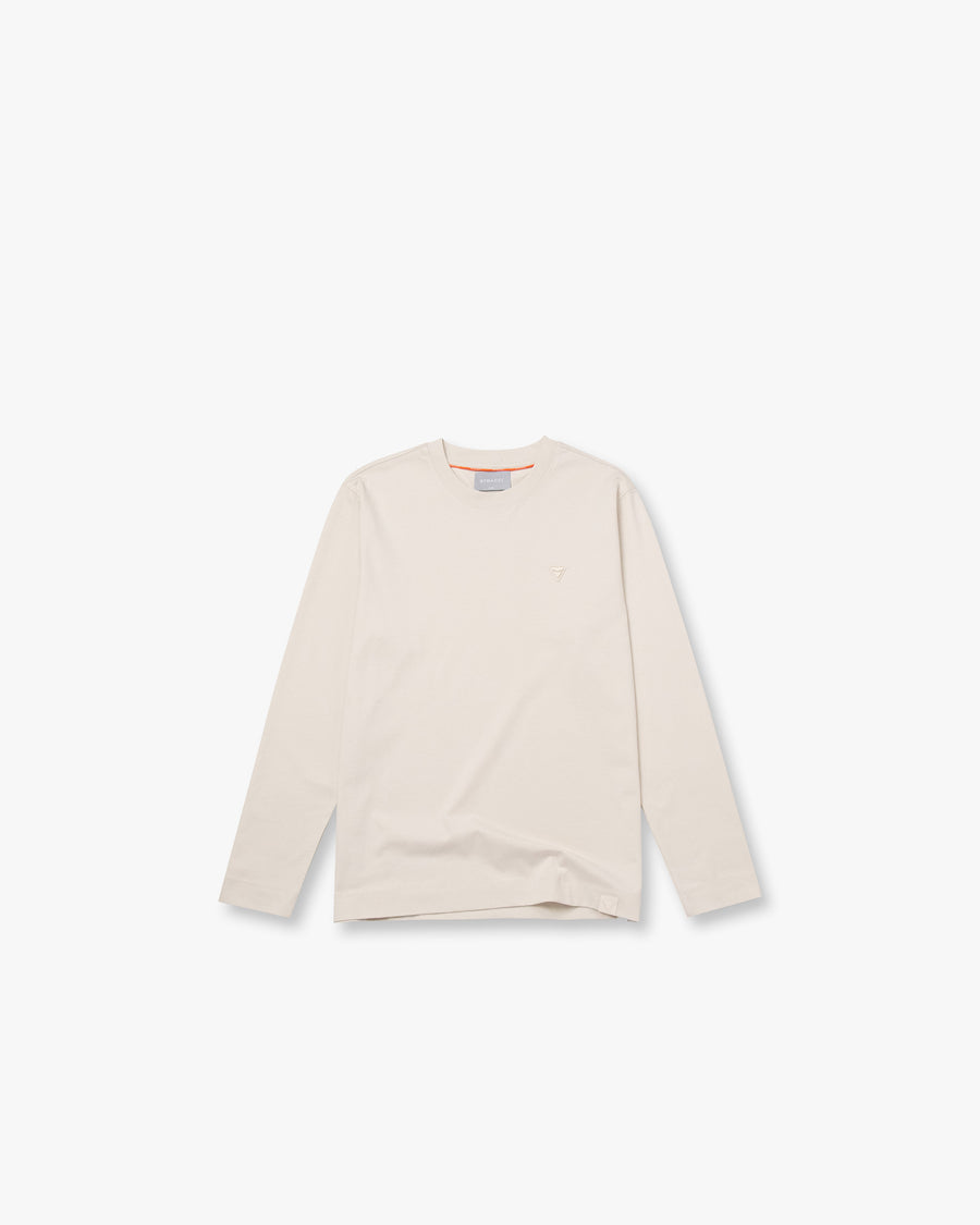 Crew-Neck Long-Sleeved Top