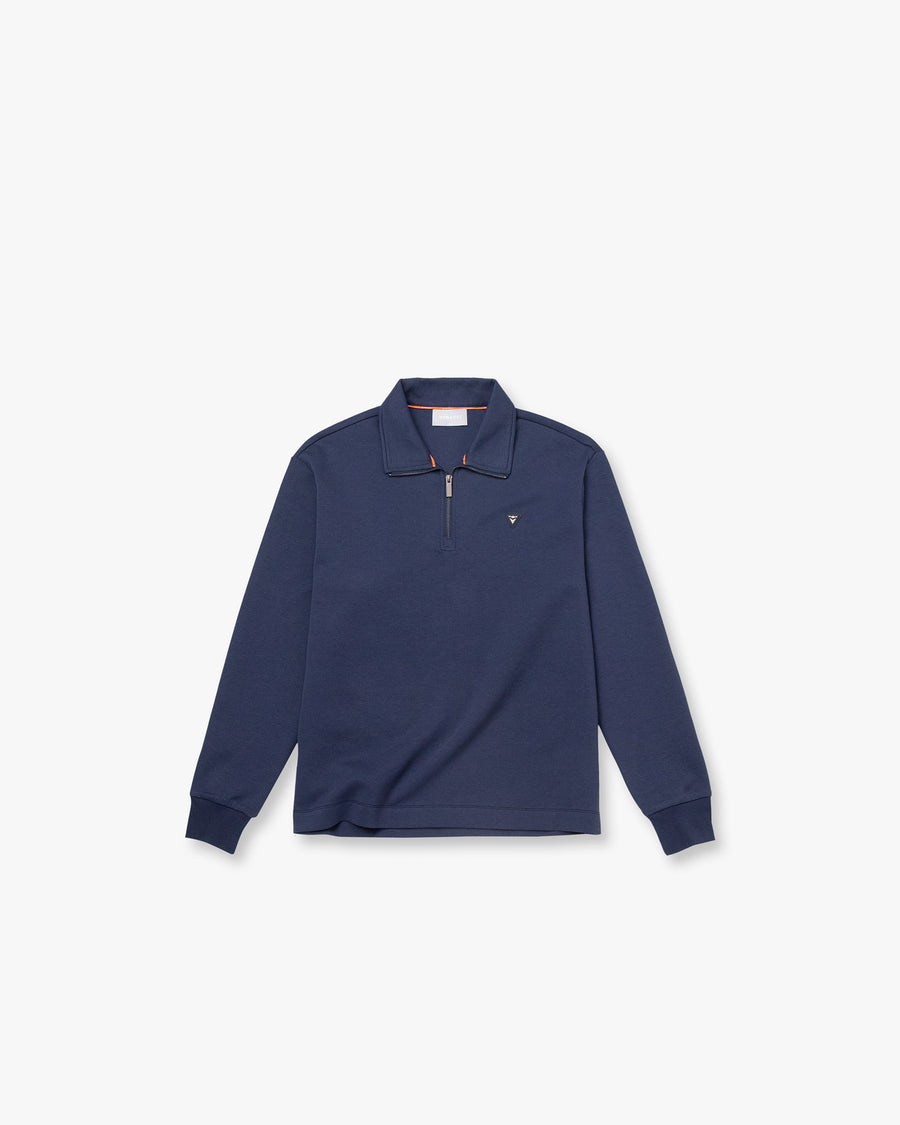 Core Quarter-Zip Minimal Sweatshirt
