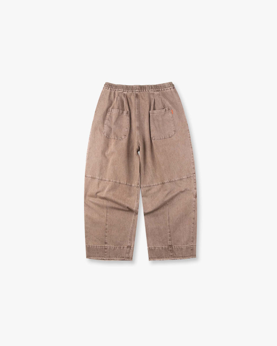 Relaxed Washed Denim Pants