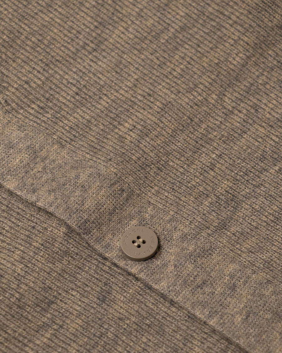 Rib-Knit Relaxed Cardigan