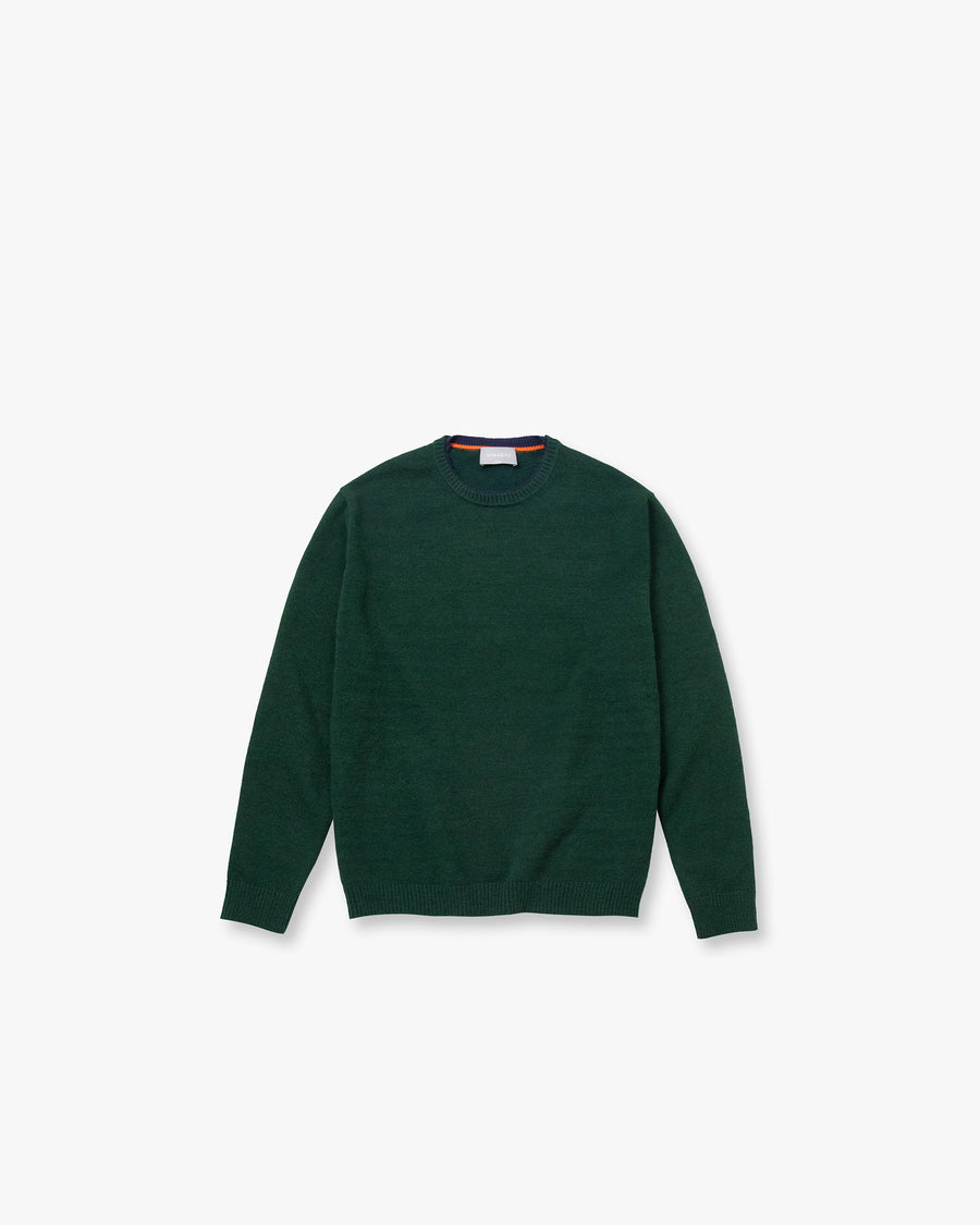 Relaxed Crewneck Knit Sweater