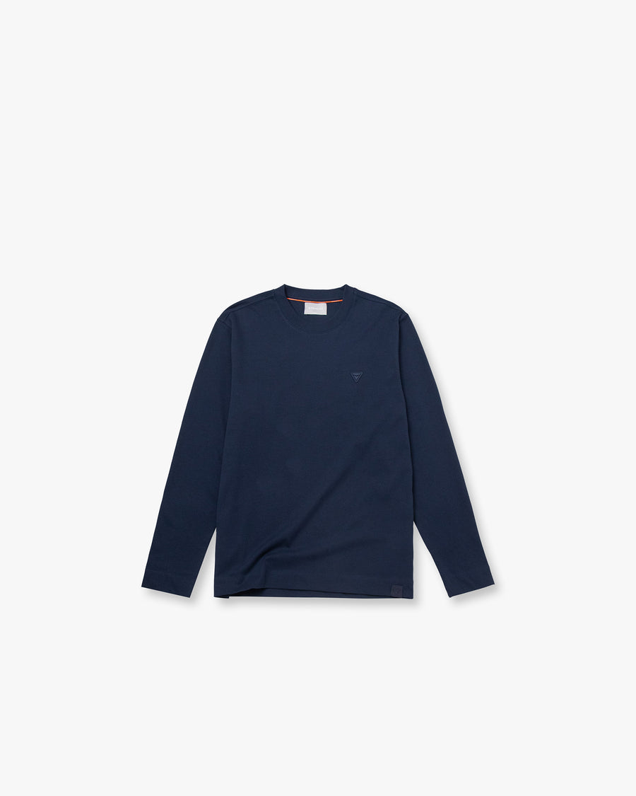 Crew-Neck Long-Sleeved Top