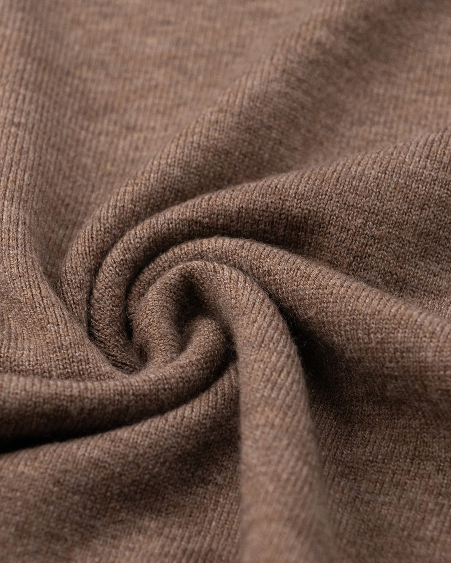 Crew-Neck Fine Knit Sweater