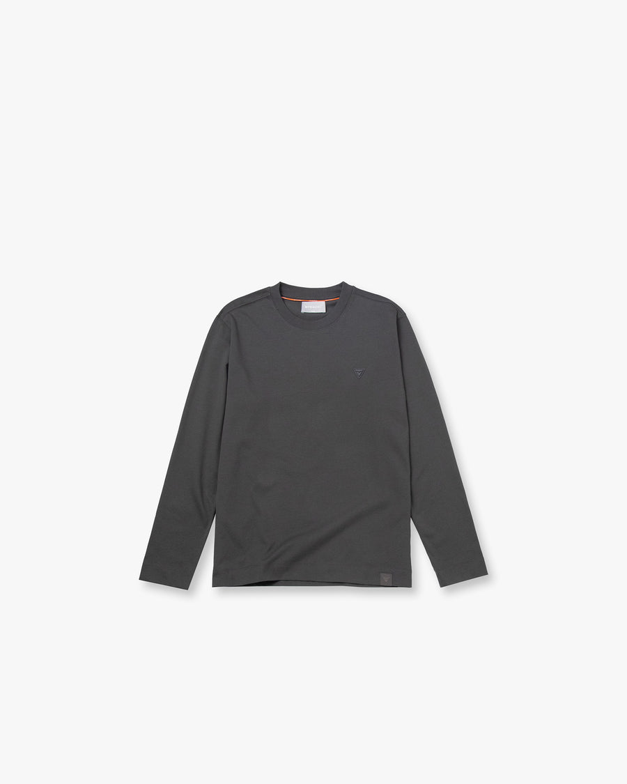 Crew-Neck Long-Sleeved Top