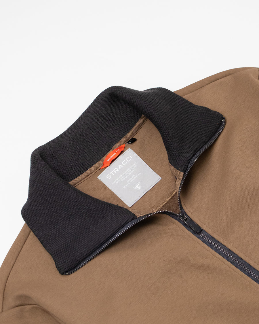 Zip-Up Knitted Jacket