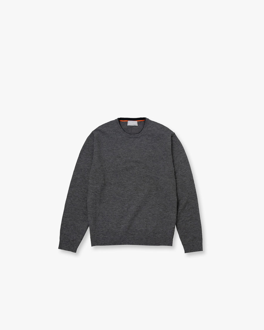 Relaxed Crewneck Knit Sweater